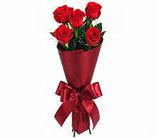 Букет 5 Красных роз Эдлесс Лав в Угольные Копи