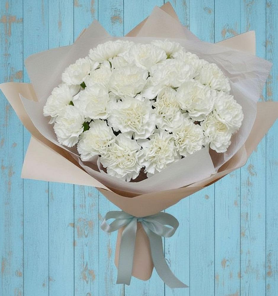 Букет цветов из: Гвоздики в Угольные Копи