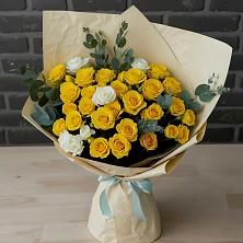 Букет цветов из:  Розы в Угольные Копи