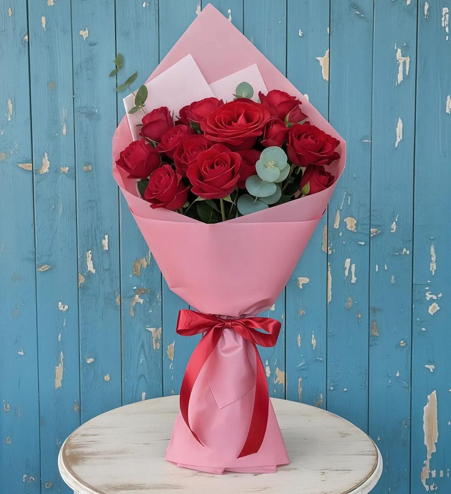 Букет цветов из: Розы в Угольные Копи