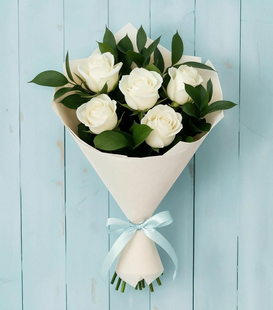 Букет цветов из: Розы в Угольные Копи