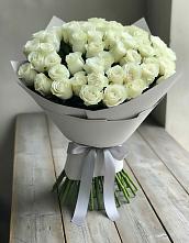Букет 35 Белых роз в Угольные Копи