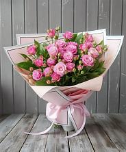 Букет Розовый кустик в Угольные Копи