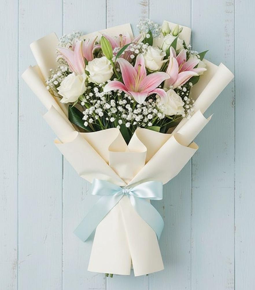 Букет цветов из: Лилии в Угольные Копи