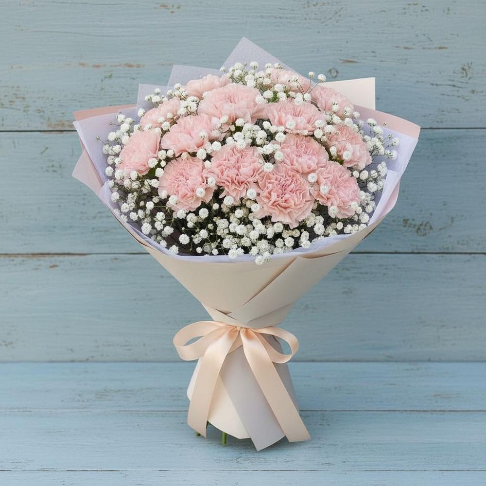 Букет цветов из: Гвоздики в Угольные Копи