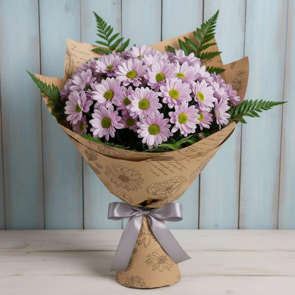 Букет цветов из: Хризантемы в Угольные Копи