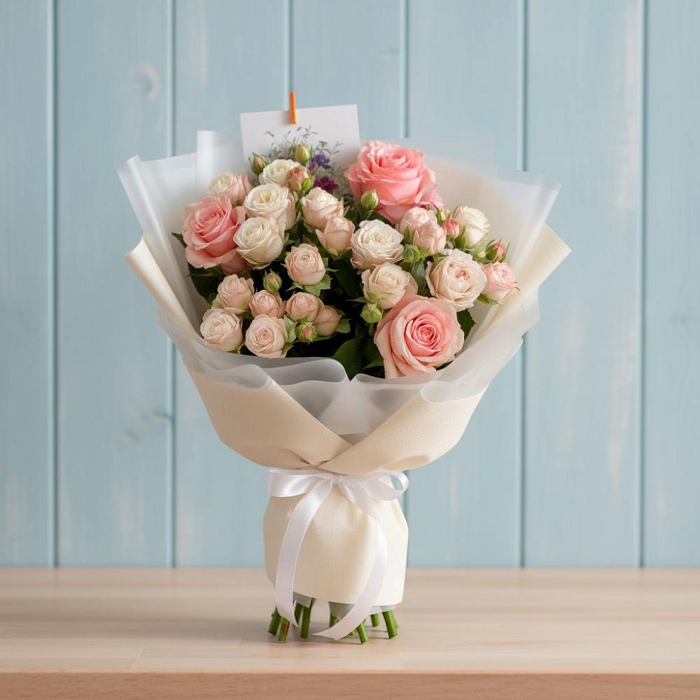 Букет цветов из: Розы в Угольные Копи