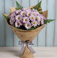 Букет цветов из:  Хризантемы в Угольные Копи