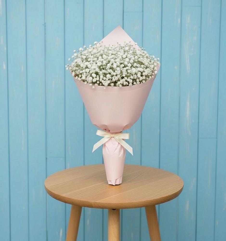 Букет цветов из: Гипсофила в Угольные Копи