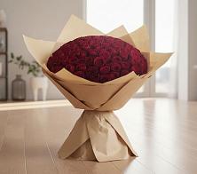 Букет 101 Красная роза в Угольные Копи