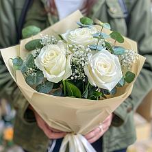 Букет Нежные грёзы в Угольные Копи Букет цветов из: Розы в Угольные Копи
