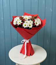 Букет цветов из:  Хризантемы в Угольные Копи