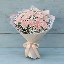 Букет цветов из:  Гвоздики в Угольные Копи