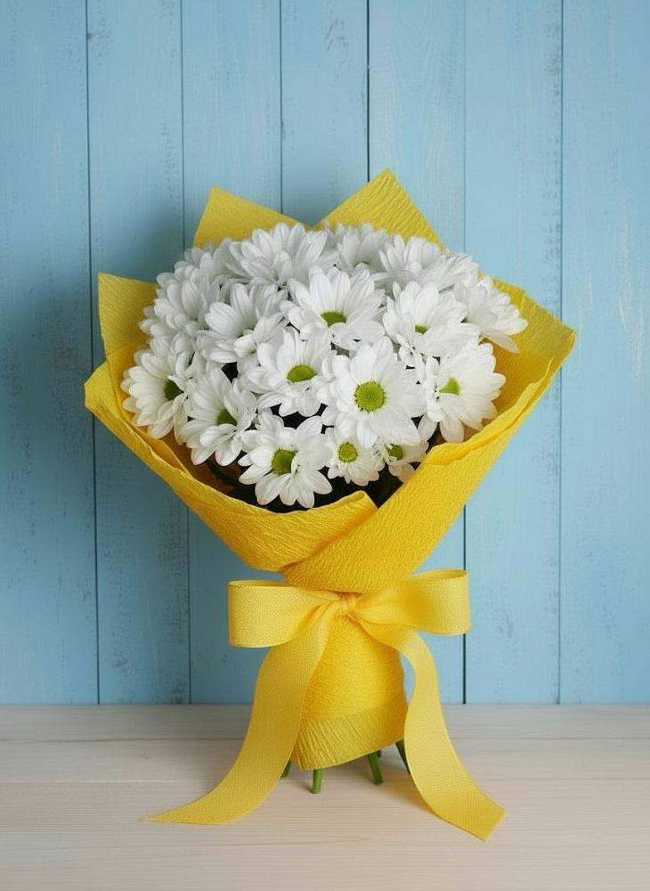 Букет цветов из: Хризантемы в Угольные Копи