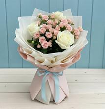 Букет цветов из:  Розы в Угольные Копи
