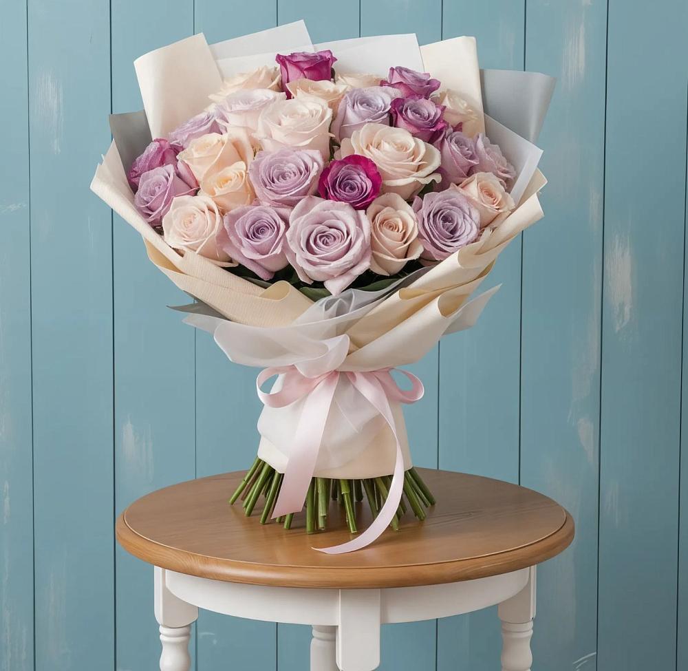 Букет цветов из: Розы в Угольные Копи