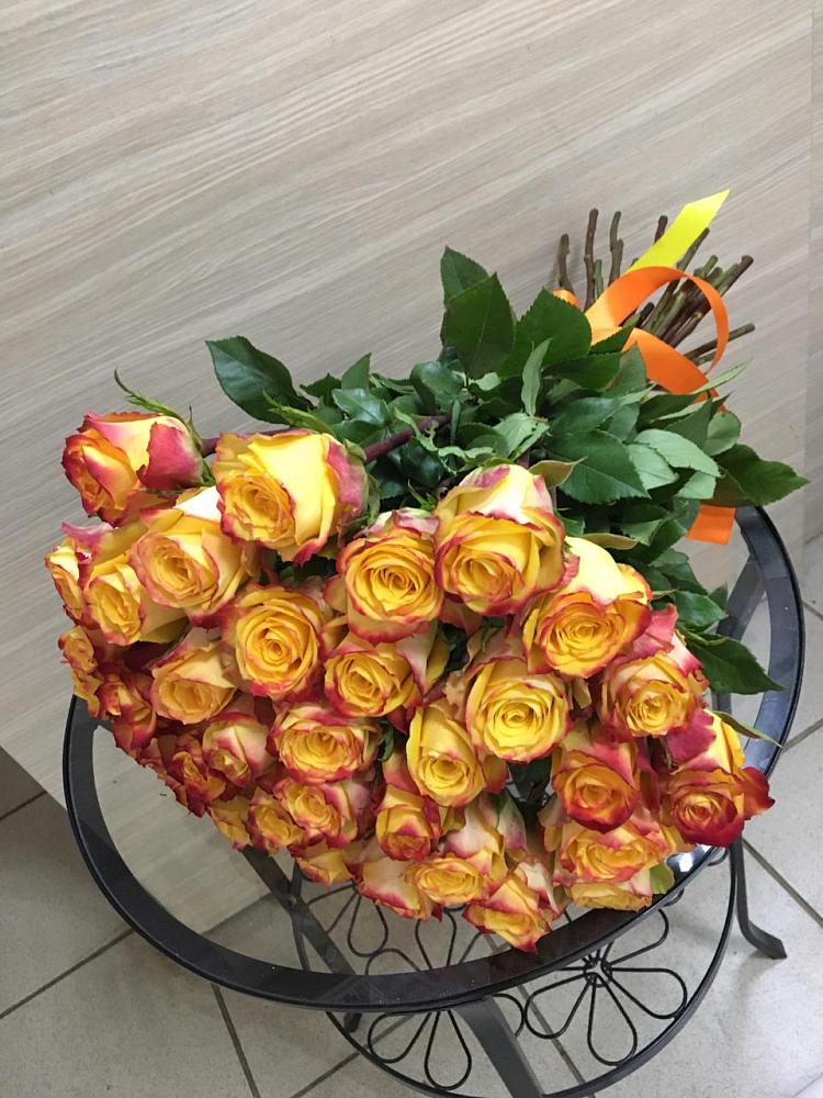 Букет Желтые розы в Угольные Копи