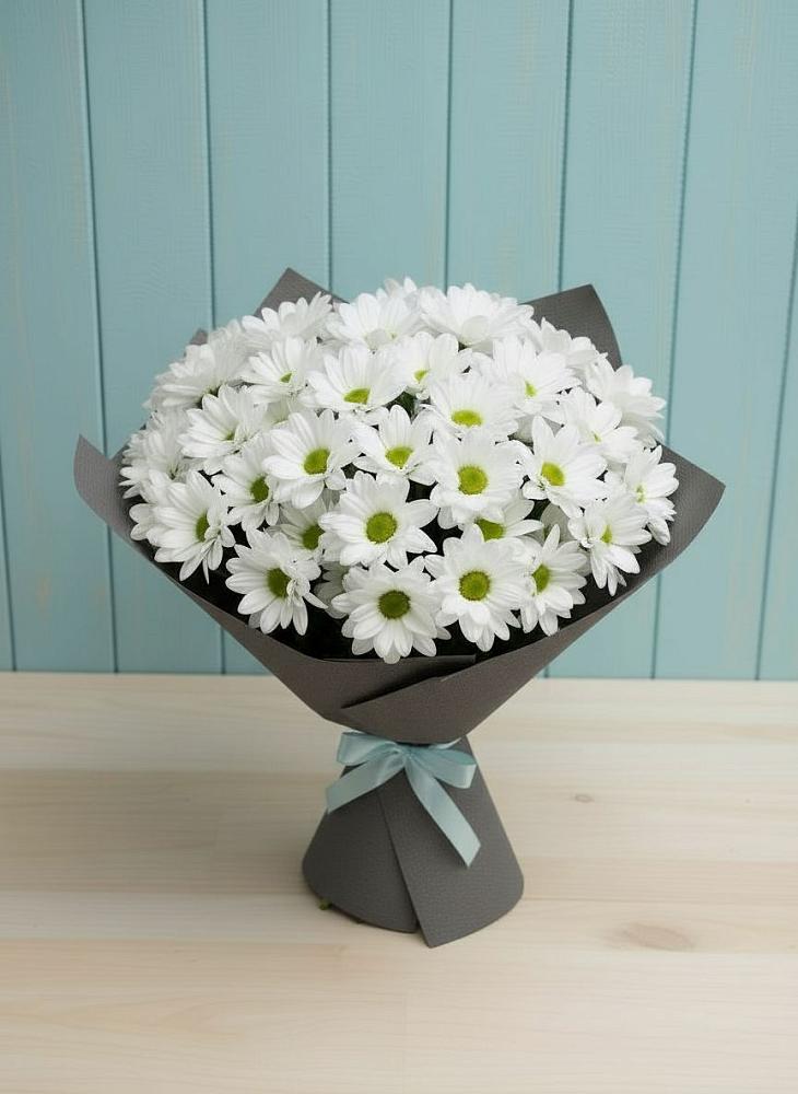 Букет цветов из: Хризантемы в Угольные Копи