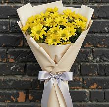Букет цветов из:  Хризантемы в Угольные Копи