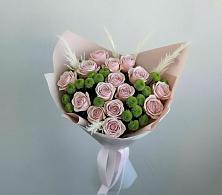 Букет цветов из:  Розы и Хризантемы #REPLACE_PRED# Угольные Копи