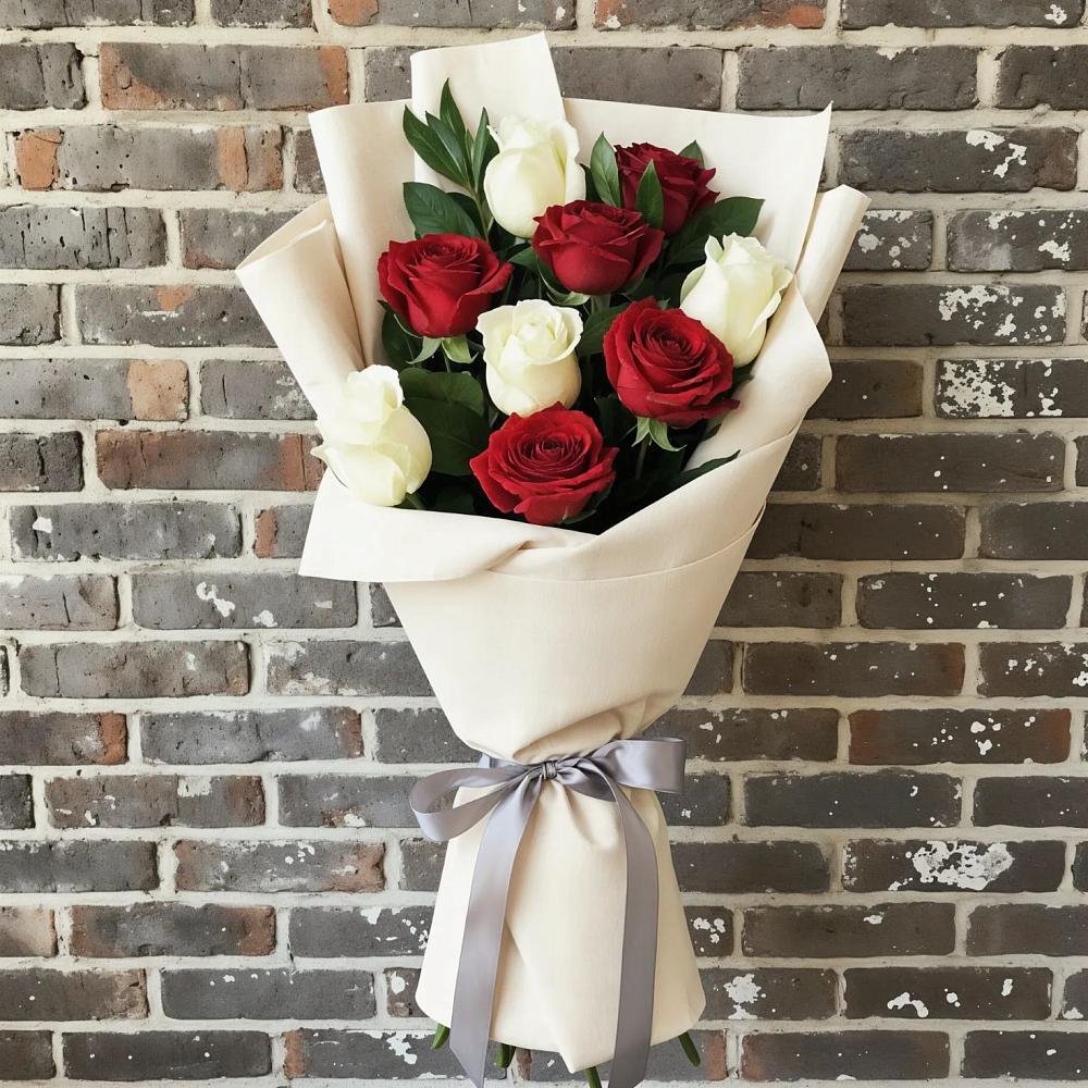 Букет цветов из: Розы в Угольные Копи