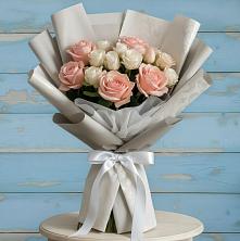 Букет цветов из:  Розы в Угольные Копи
