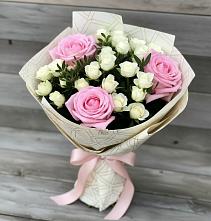 Букет цветов из:  Розы #REPLACE_PRED# Угольные Копи