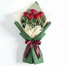 Букет цветов из:  Розы #REPLACE_PRED# Угольные Копи